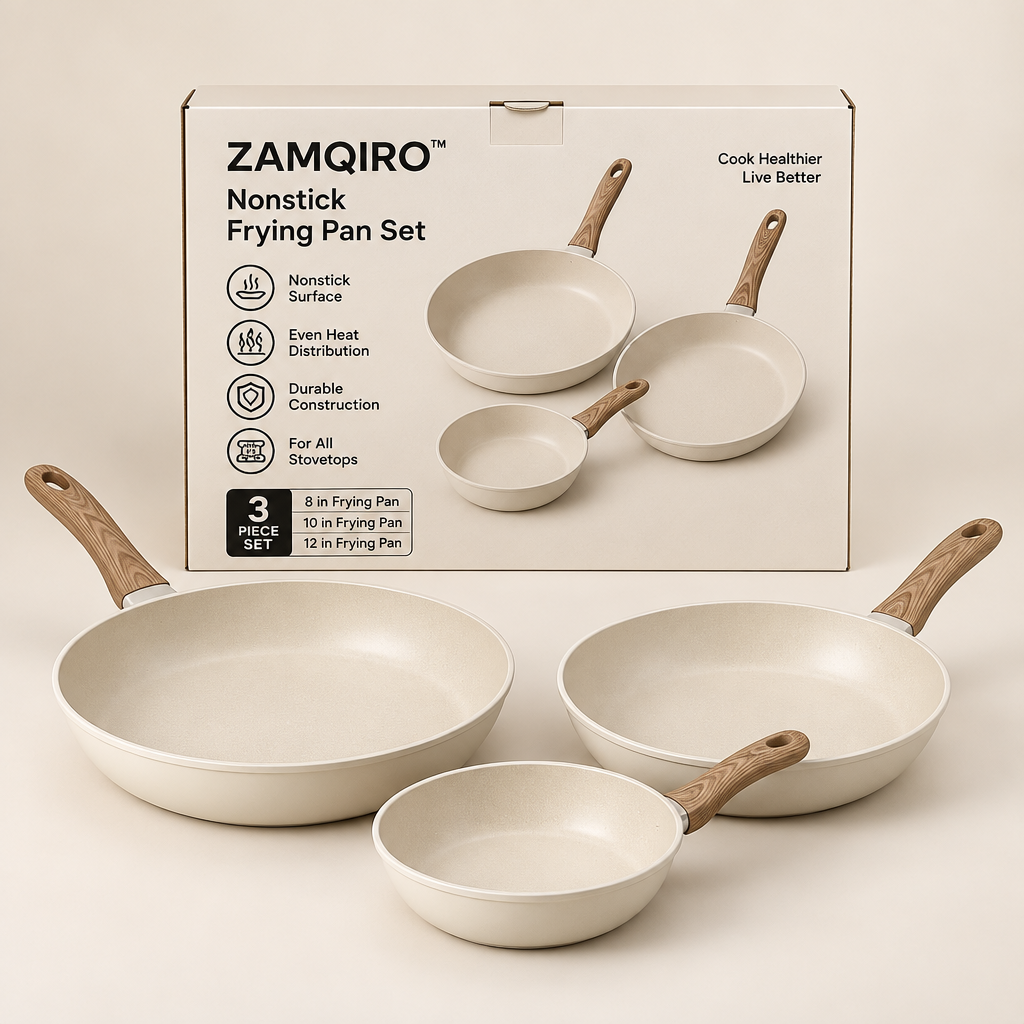ZAMQIRO™ Nonstick Frying Pan Set primary image