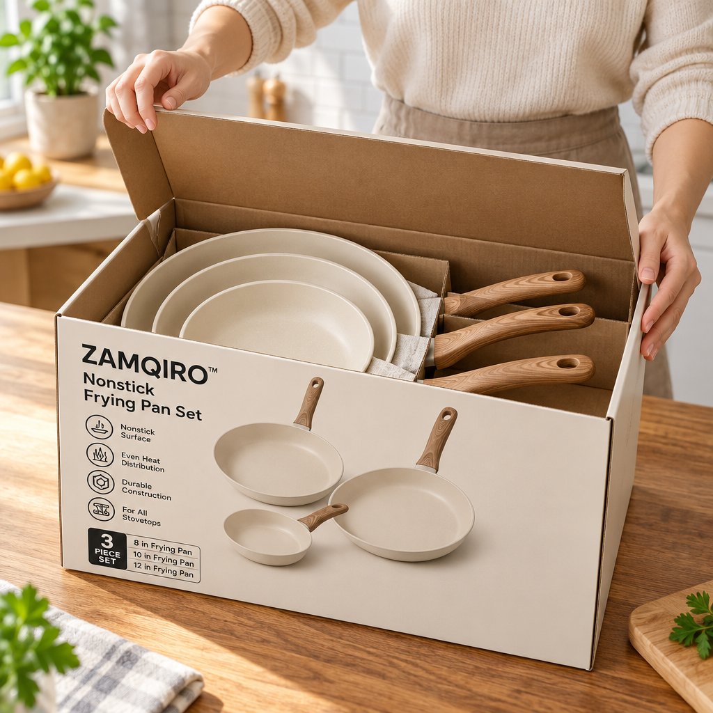 ZAMQIRO™ Nonstick Frying Pan Set image 4