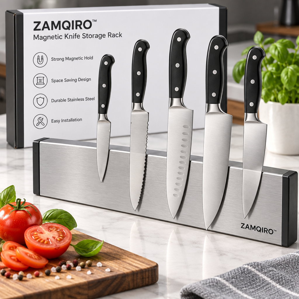 ZAMQIRO™ Magnetic Knife Storage Rack image 3