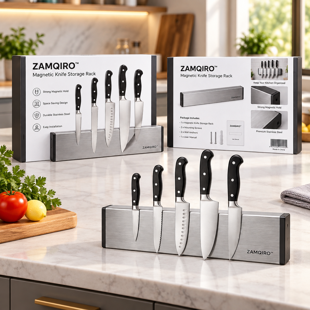 ZAMQIRO™ Magnetic Knife Storage Rack image 5