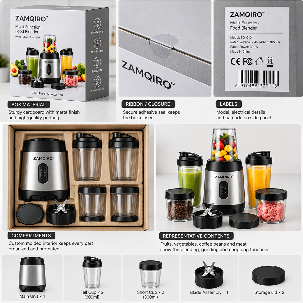 ZAMQIRO™ Multi-Function Food Blender image 6