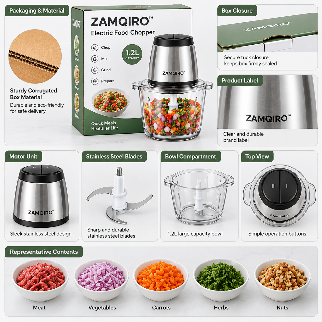 ZAMQIRO™ Electric Food Chopper image 6