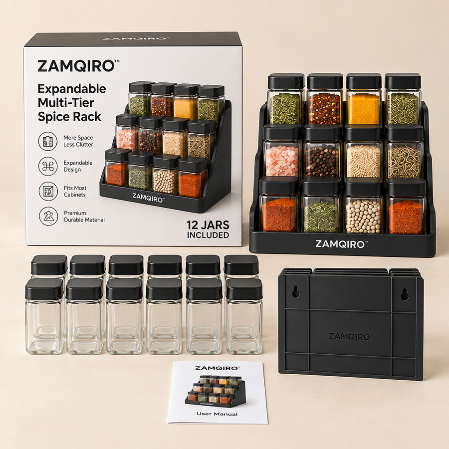 ZAMQIRO™ Expandable Multi-Tier Spice Rack primary image